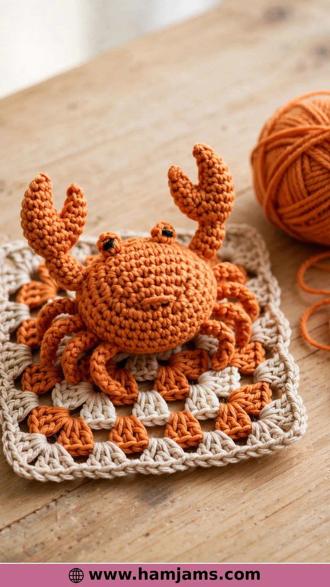 The Dimensional Crab Granny Square