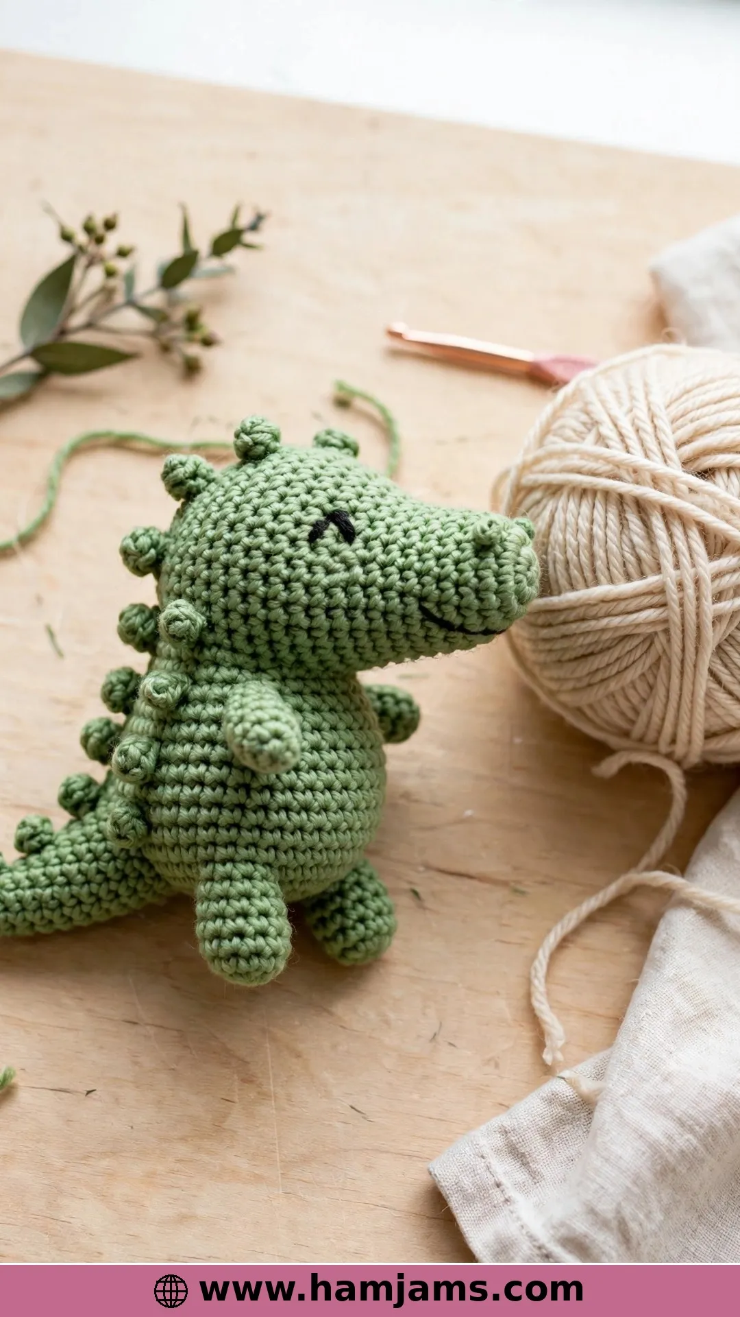 Abner, the No-Sew Alligator Cousin