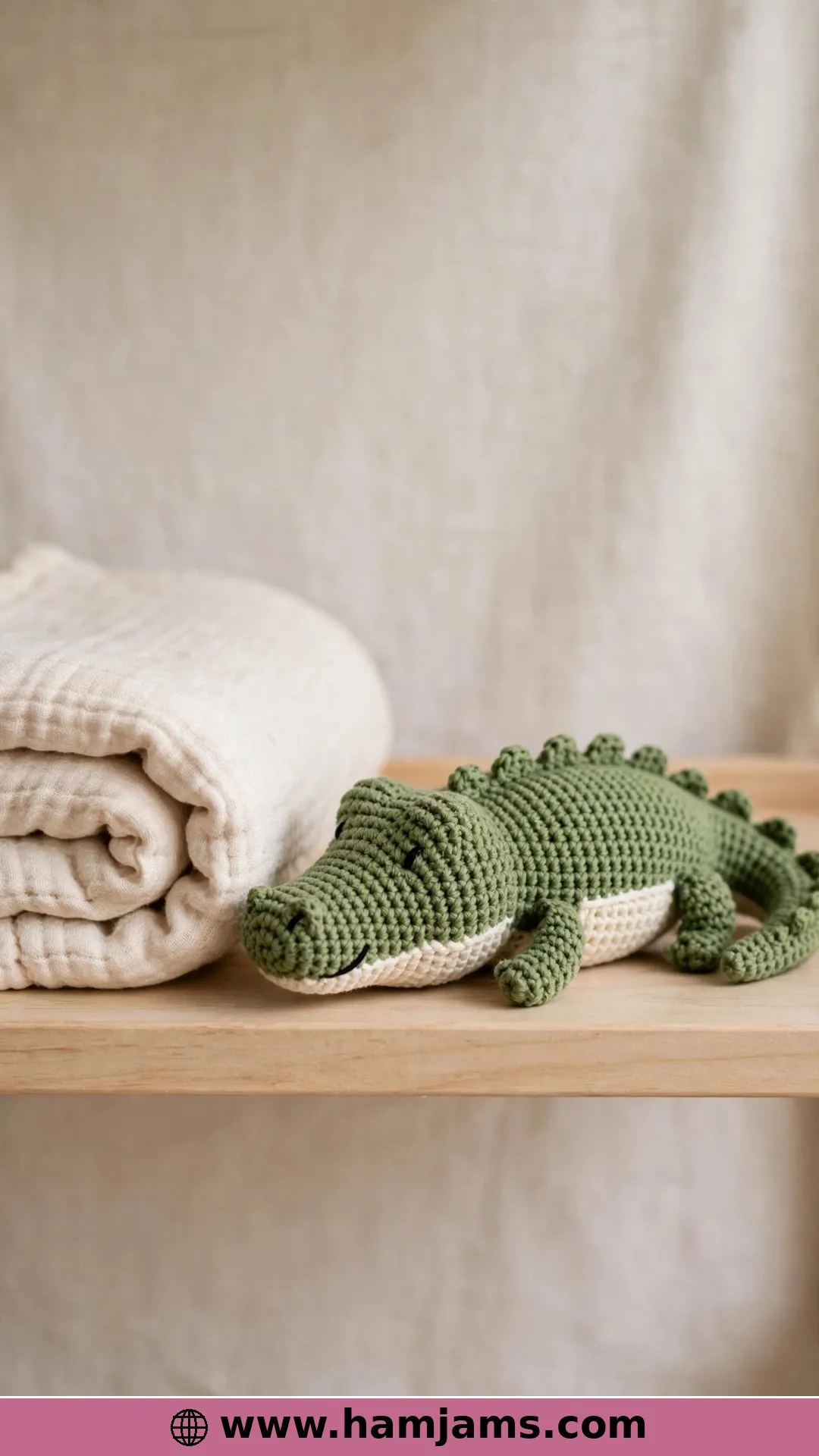 Alan, the Advanced-Beginner Alligator With Tutorial Photos