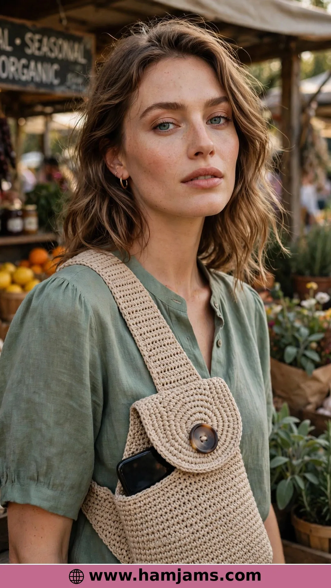 An Oval-Base Sling with Your Choice of Closure
