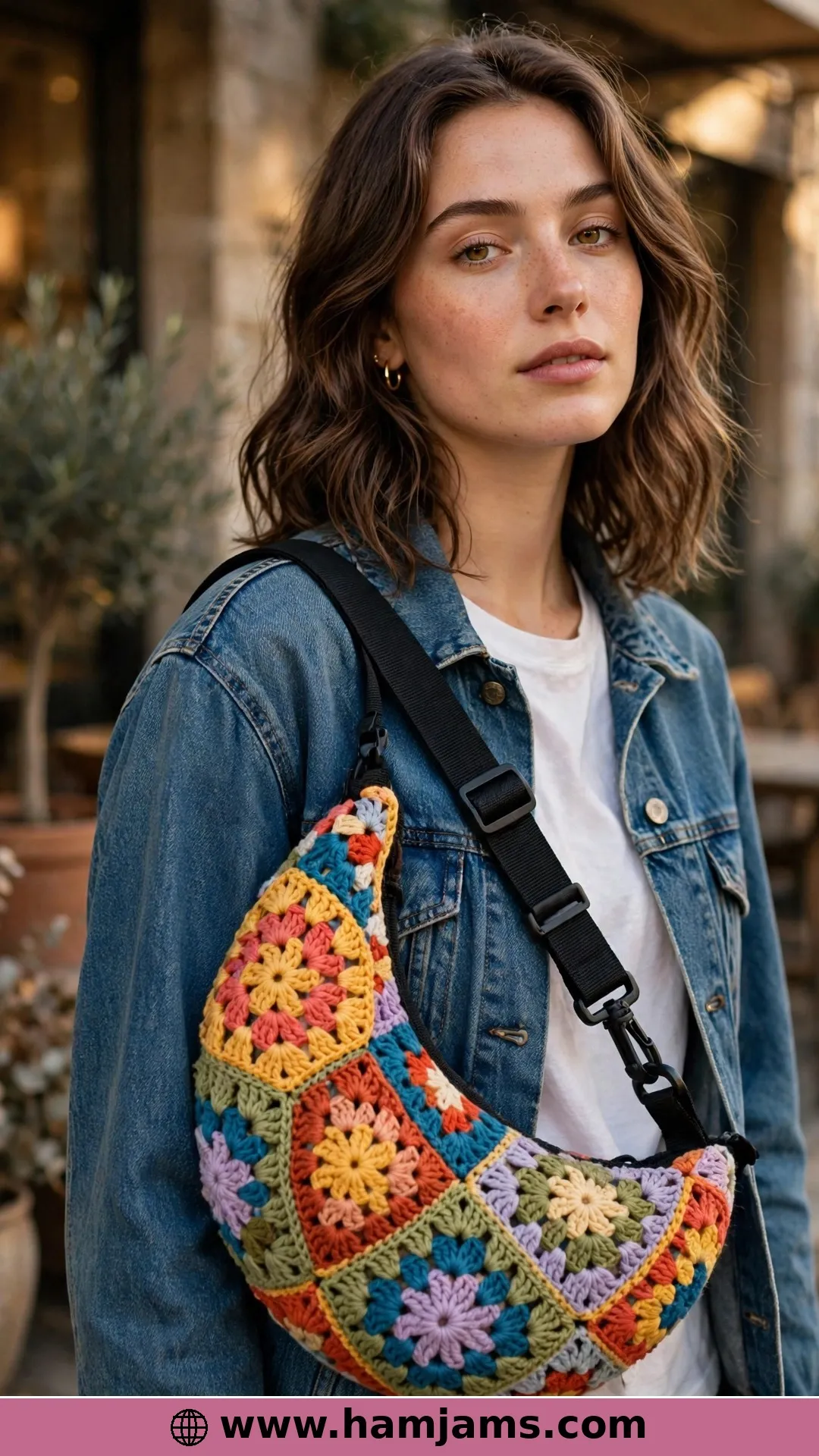 The Crescent Bum Bag From Four Stash Squares