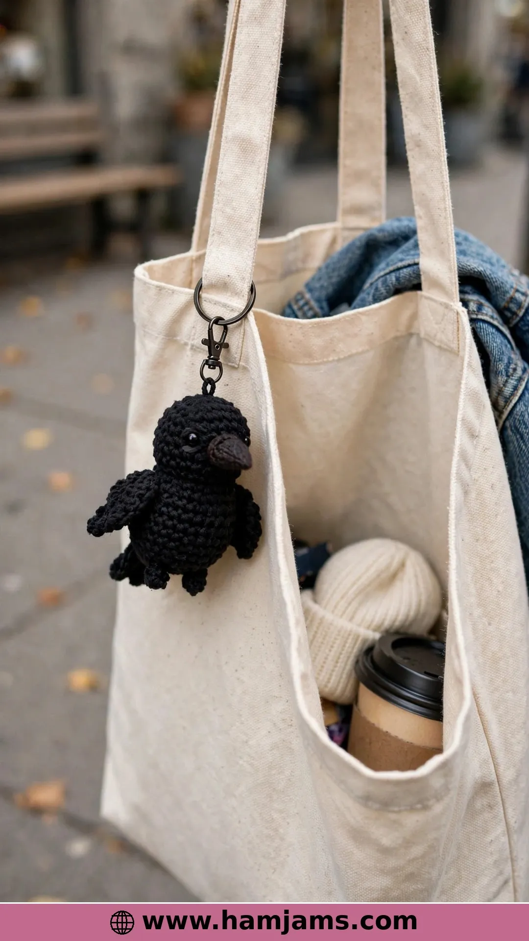 A No-Sew Little Raven That Doubles as a Crow