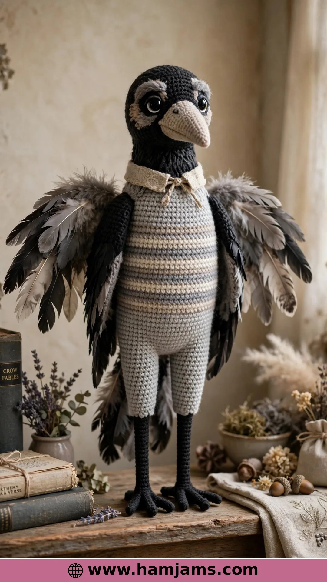 Crow Alena, an Elegant 26-Centimetre Lady