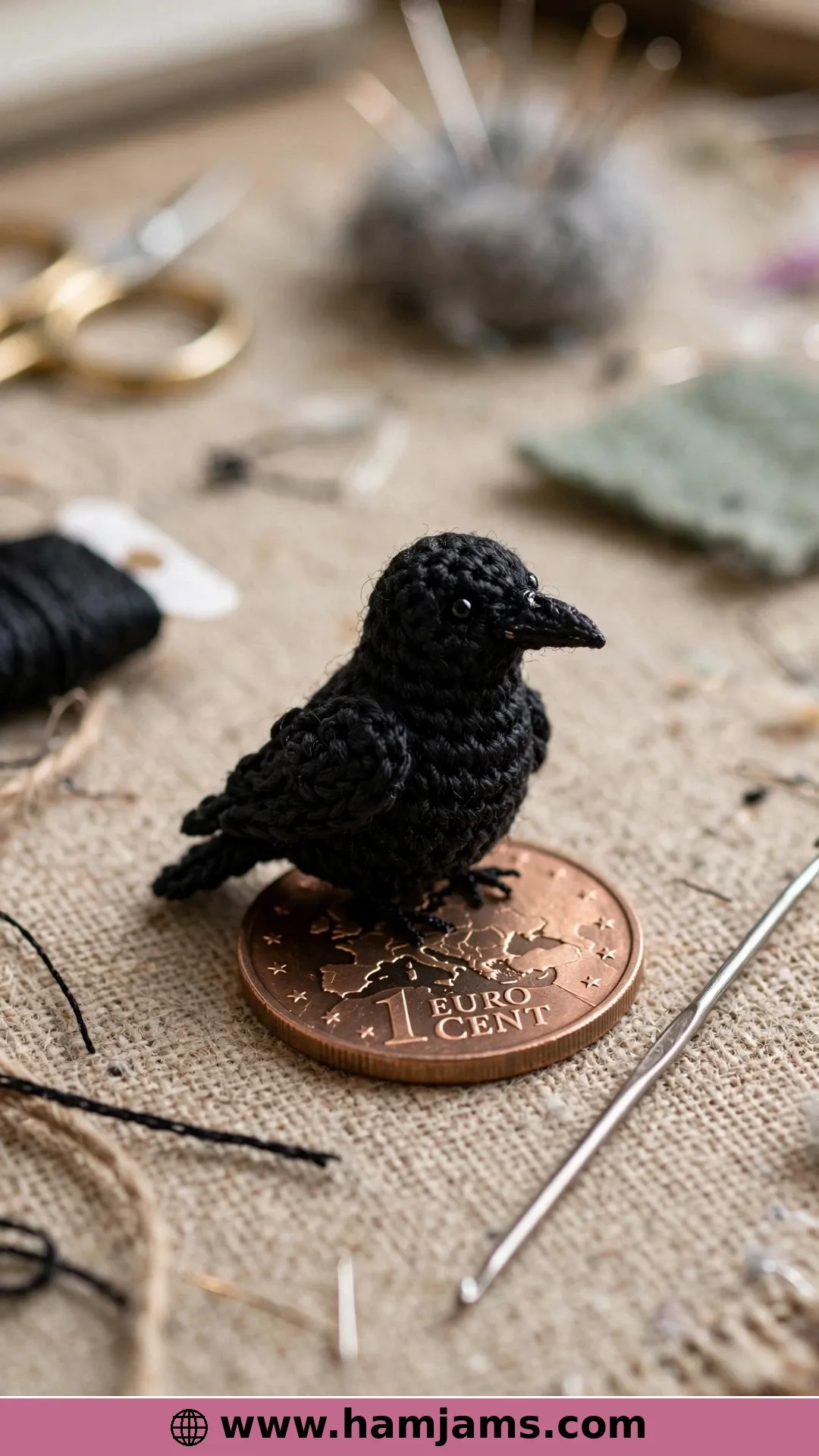 A Tiny 2-Centimetre Crow (Video Tutorial)