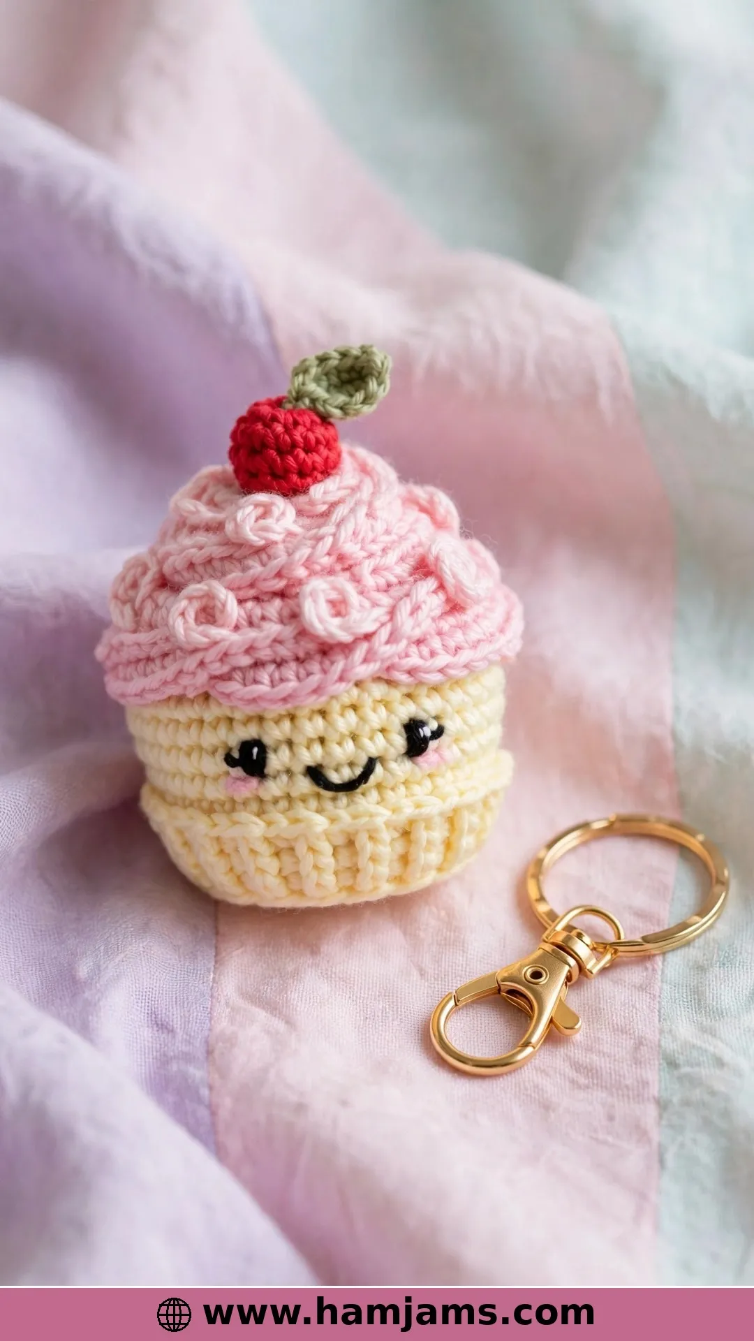 The Kawaii Cupcake Keychain