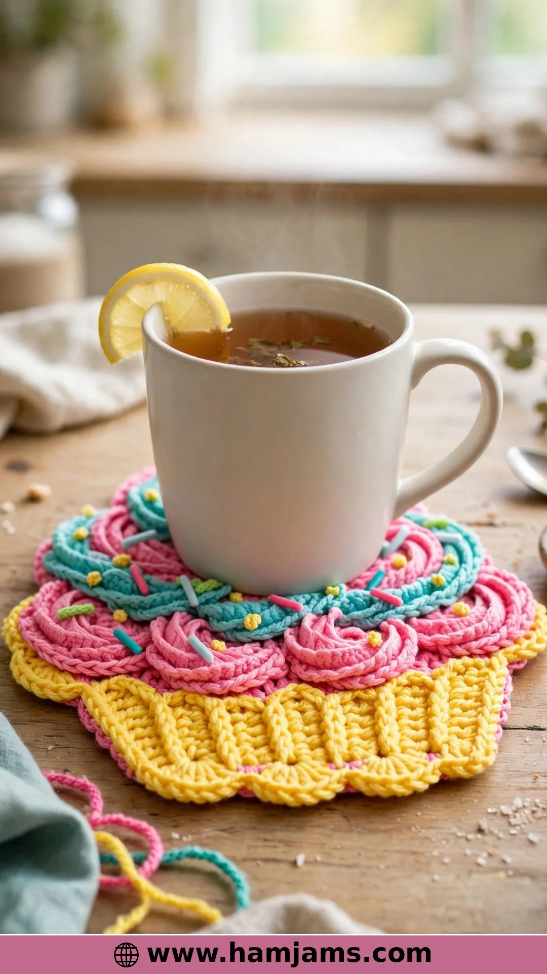 The Appliqué That Doubles as a Coaster