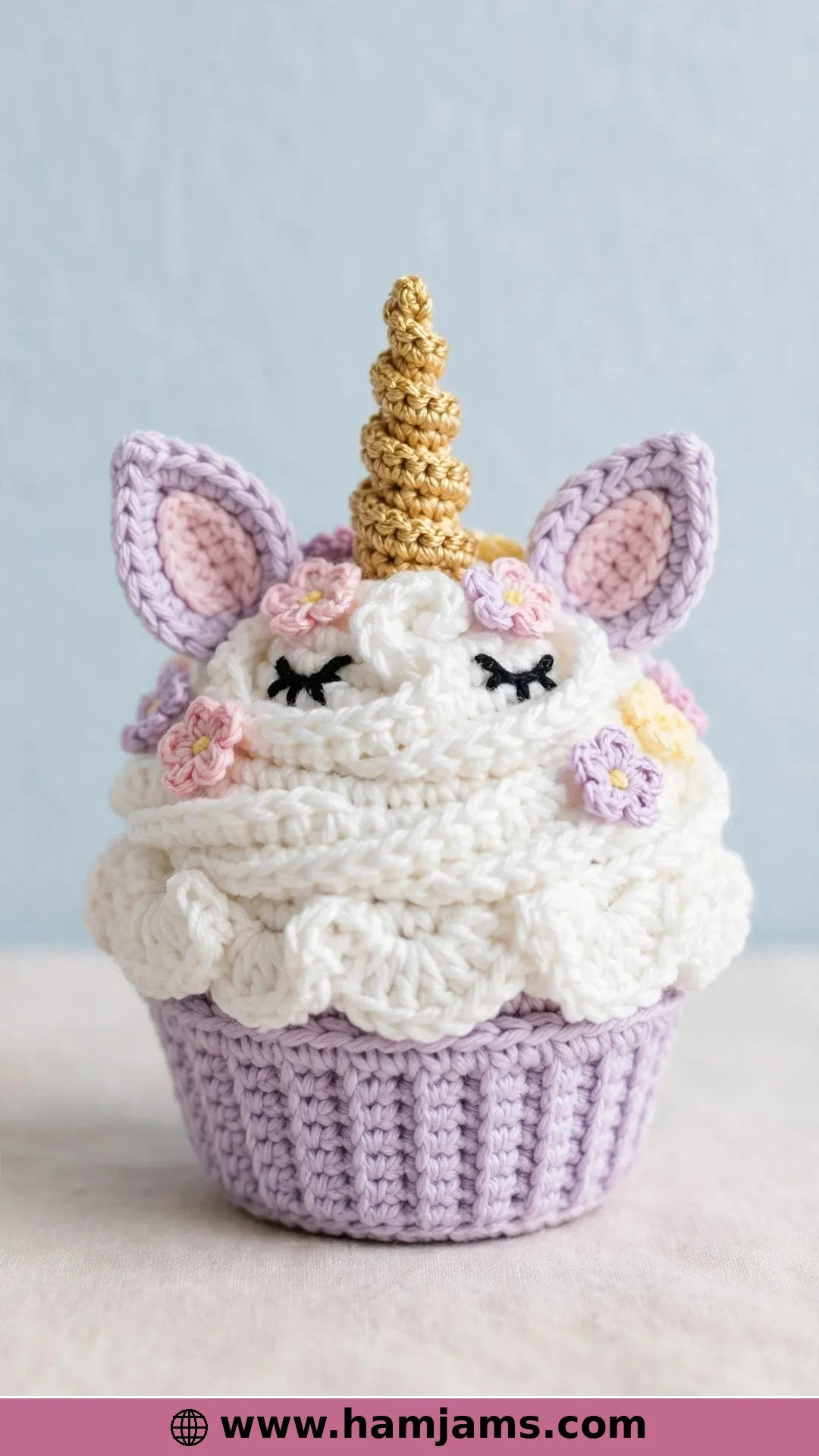 The Unicorn Floral Cupcake