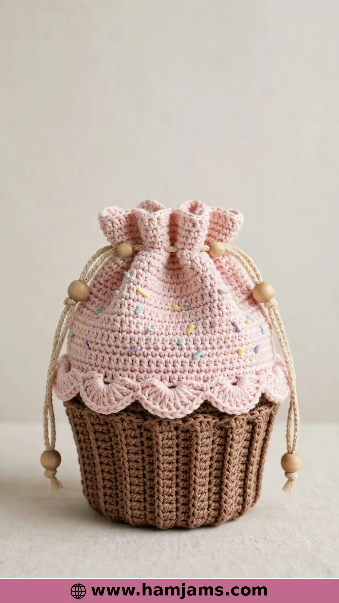 Dedri's Drawstring Cupcake Purse
