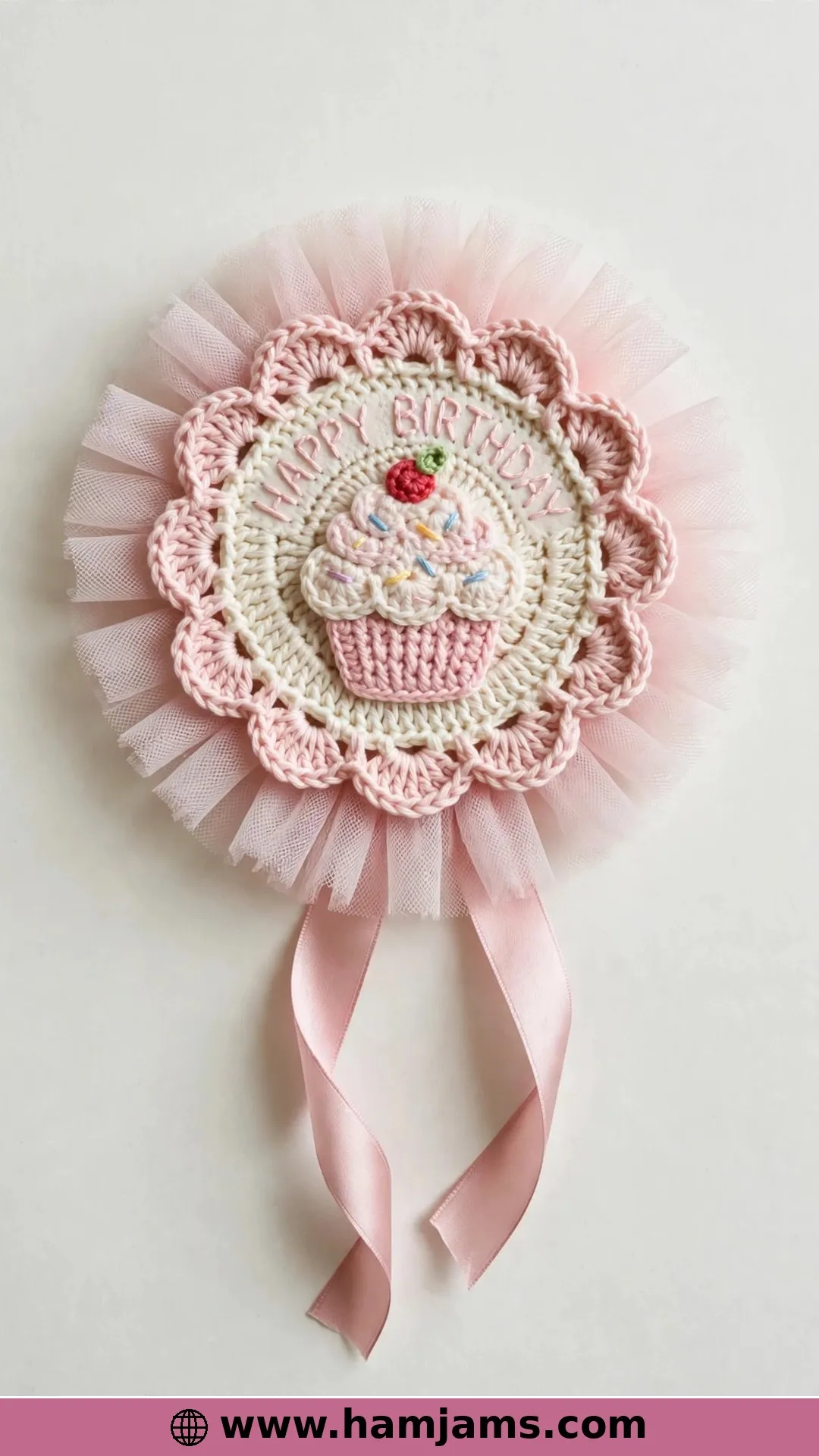 The Birthday Badge With a Cupcake at Its Heart
