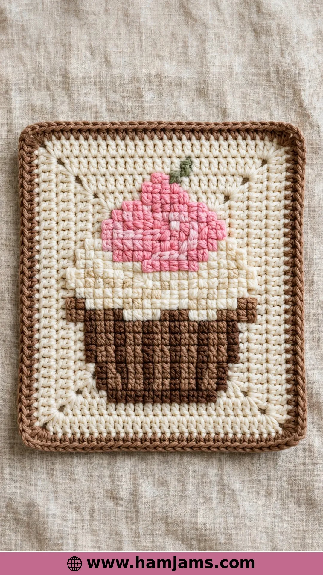 The Cupcake C2C Square
