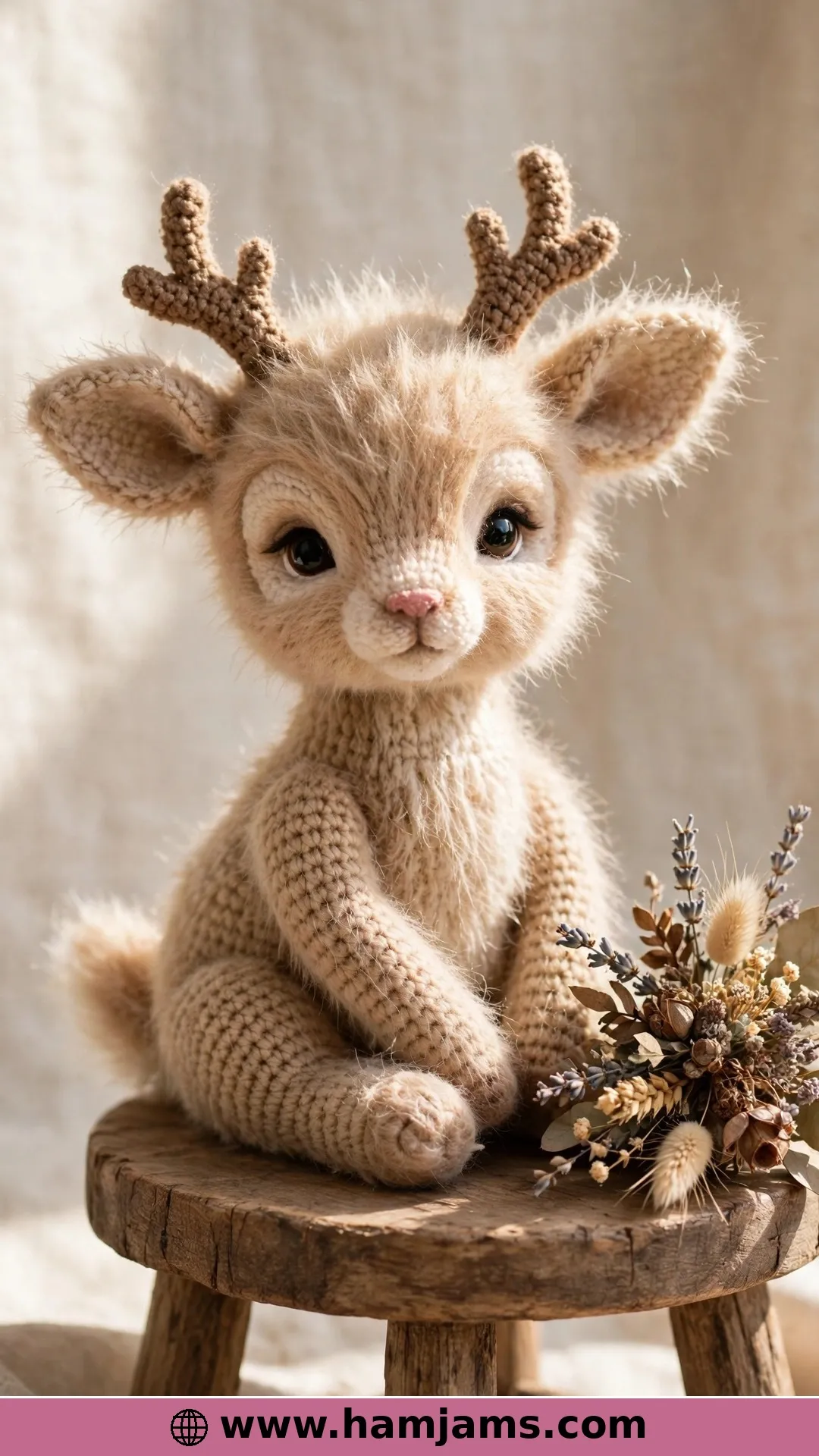 A Fluffy Fawn You Brush Into Softness