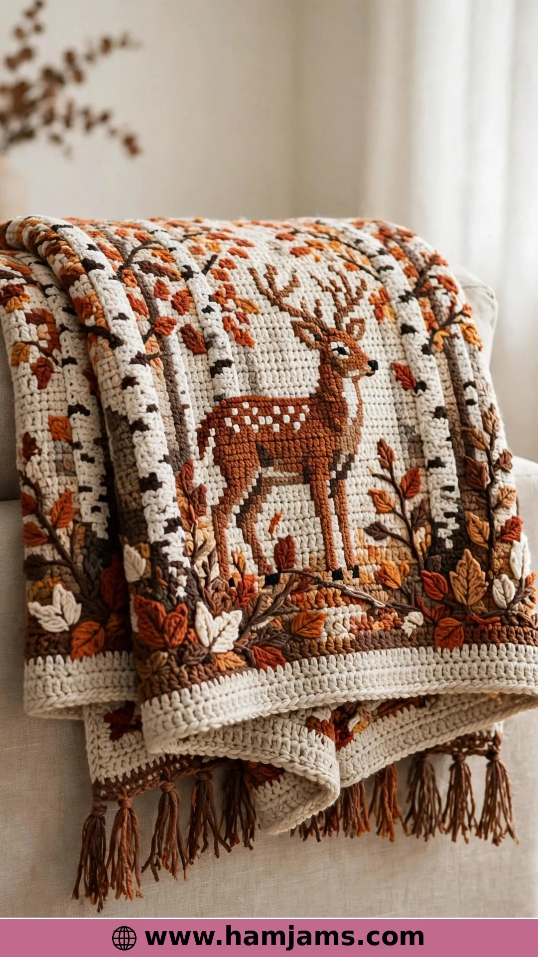 A Deer in the Woods C2C Blanket