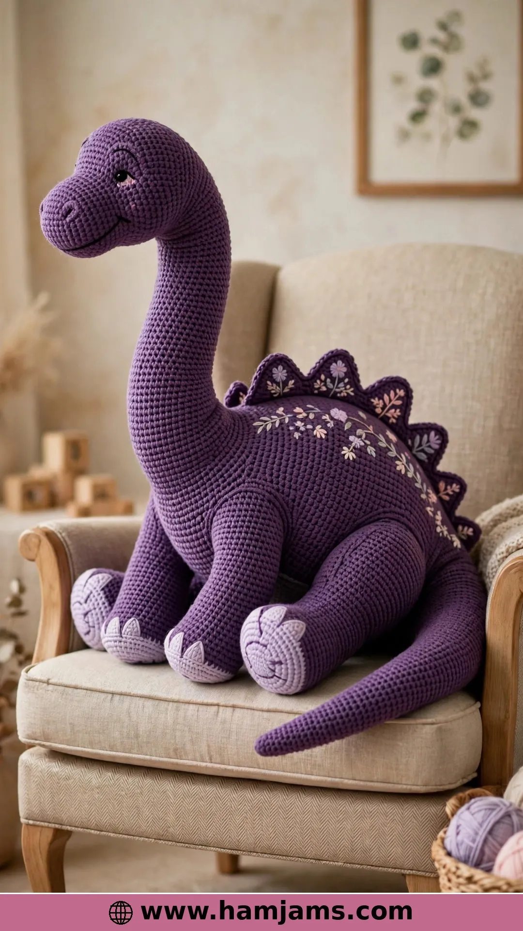The Biggest Dino of the Bunch, in Purple