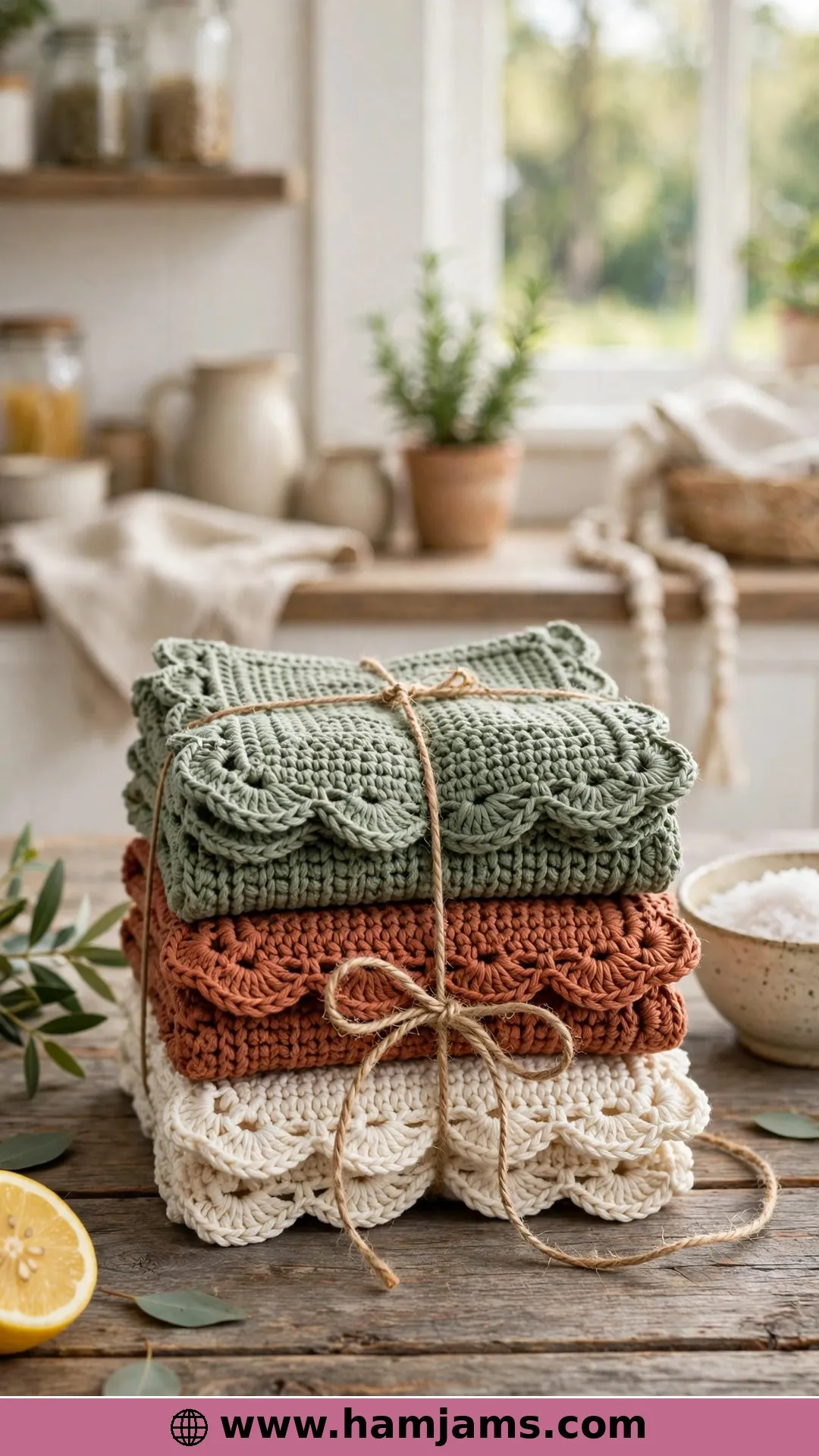 Country Cottage Dishcloth