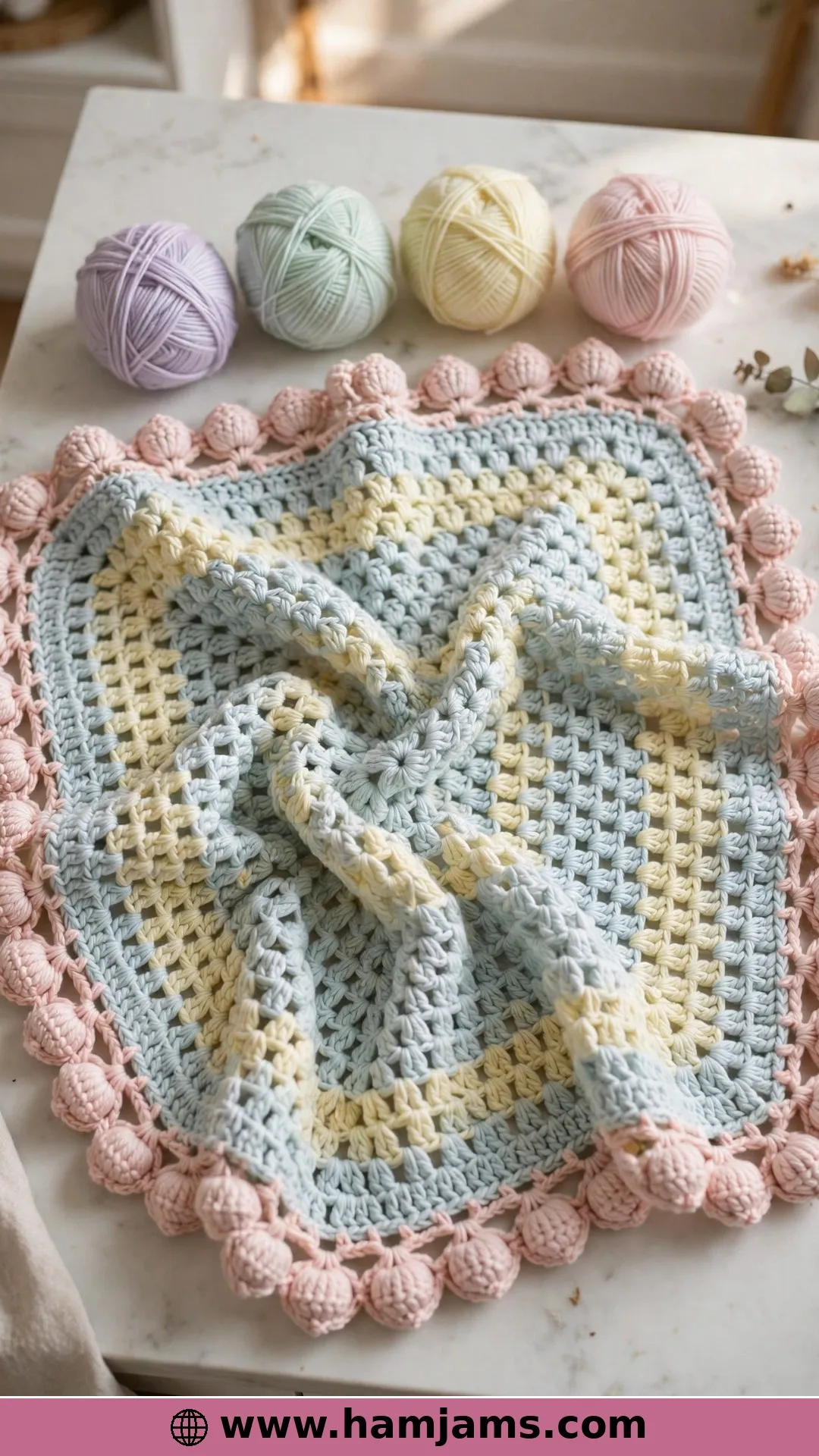 Mixed Loop Stitch Washcloth