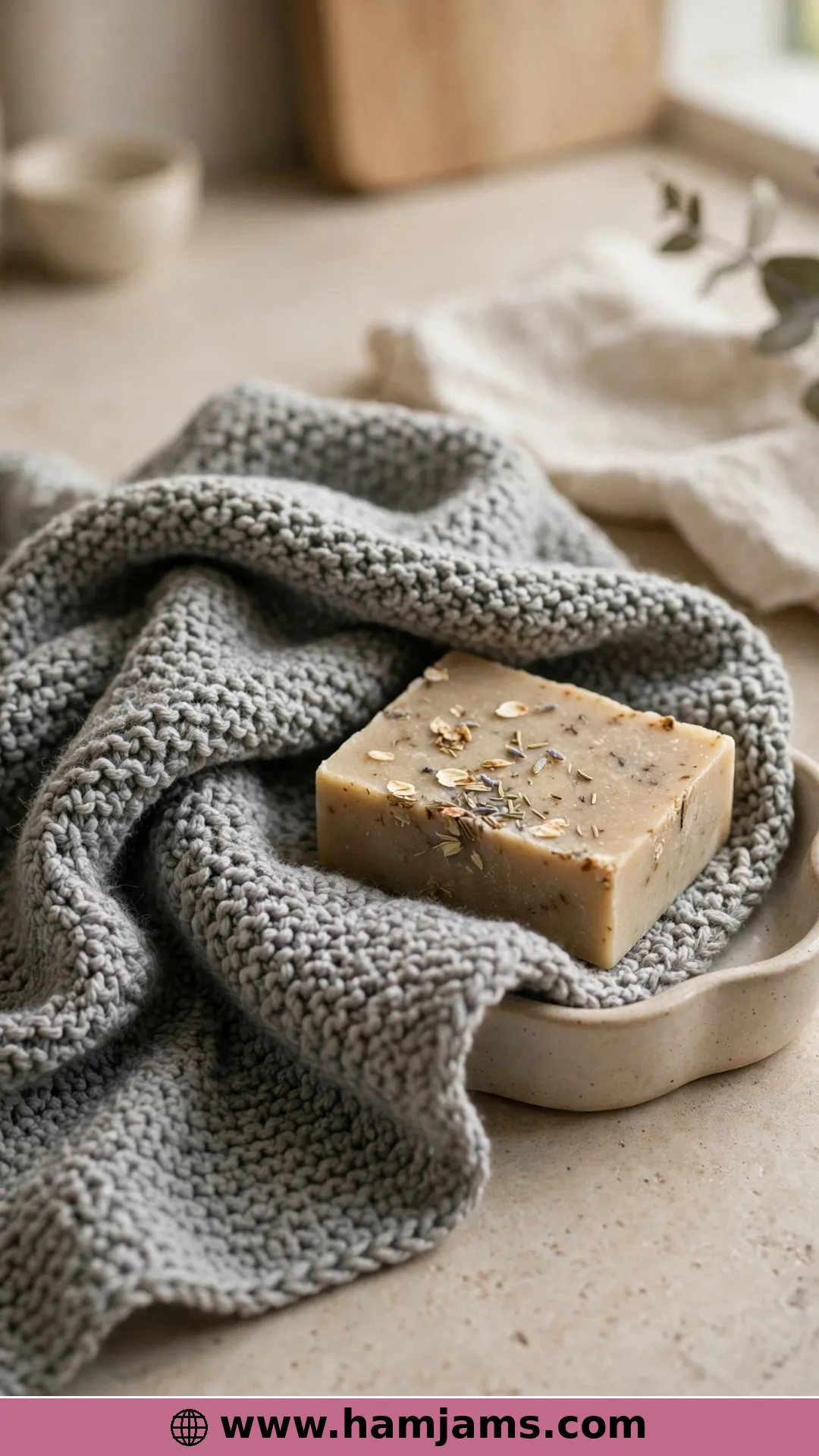 Moss Stitch Wash Cloth
