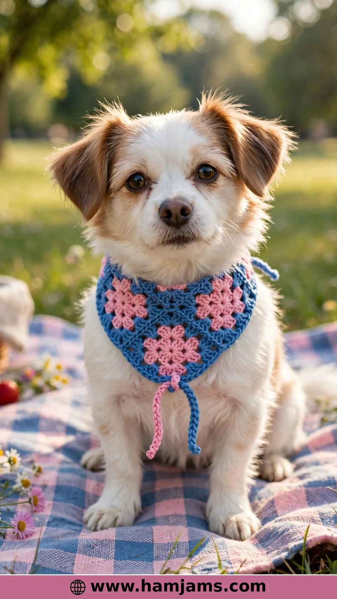 The Three-Row Granny With Tie Straps