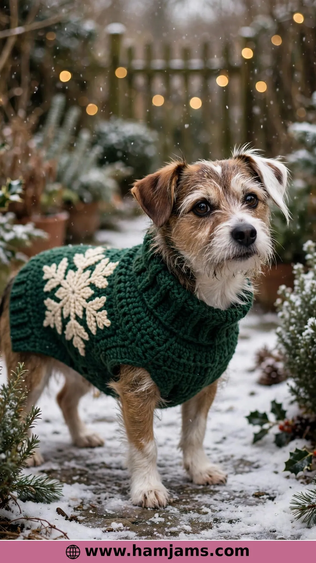 A Tapestry Snowflake for Winter Walks