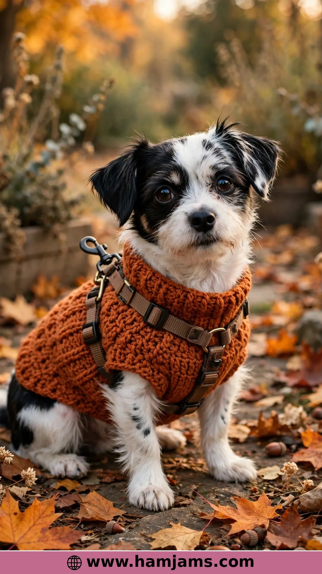 Wheat Stitch Texture With a Built-In Harness Opening