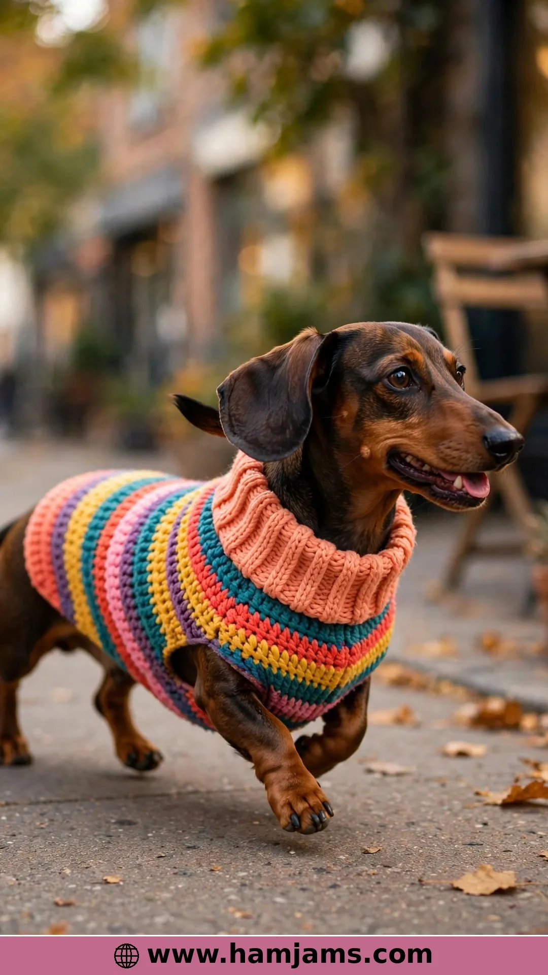Bold Bernat Stripes, Small Pup to Big Buddy