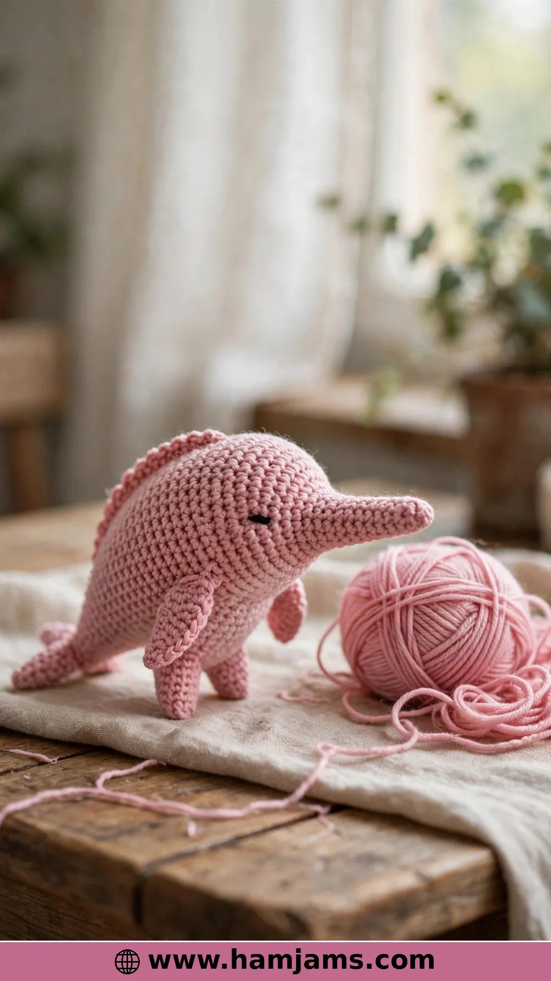 A Little Pink River Dolphin from the Amazon