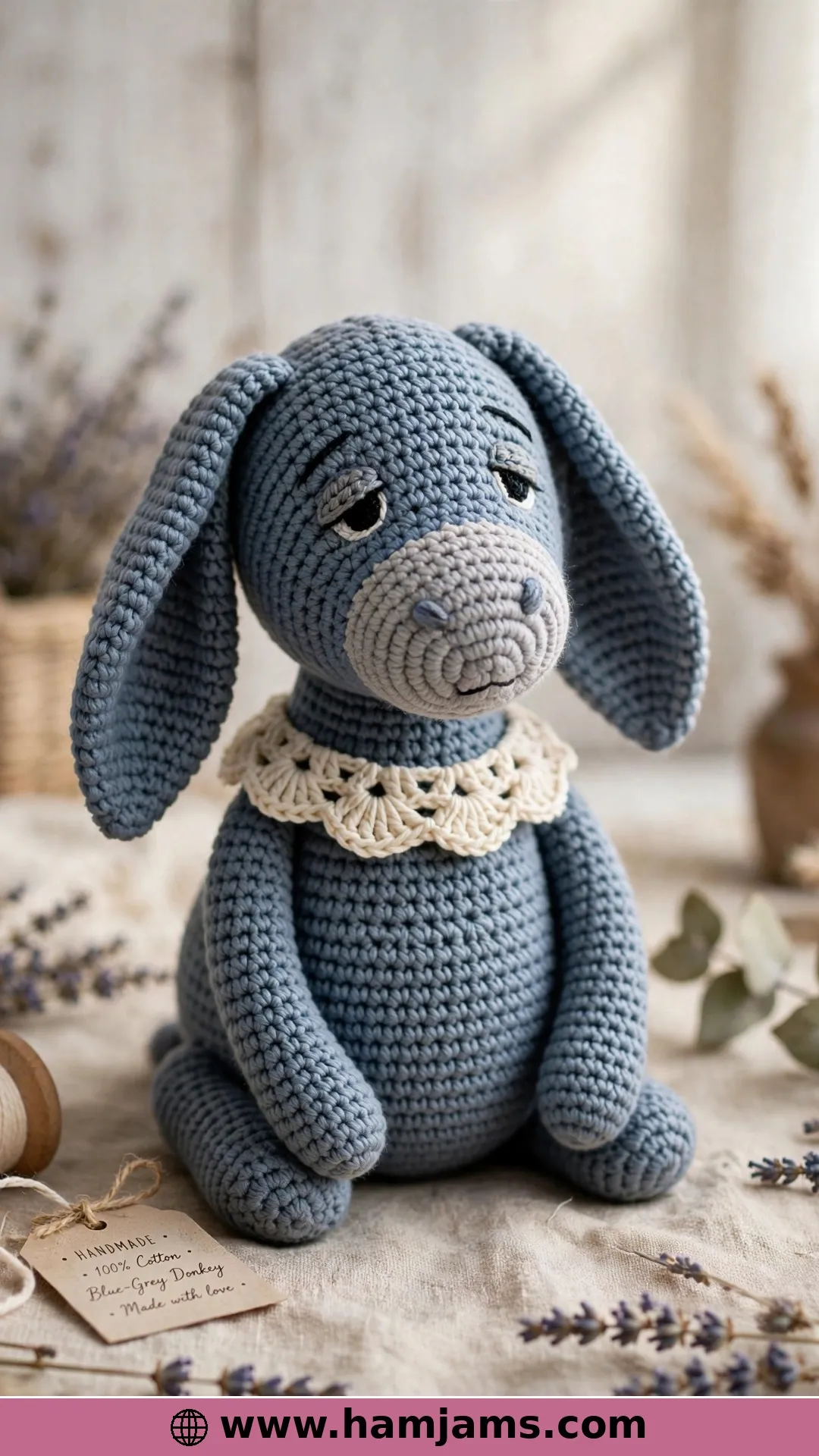 The Little Eeyore With a Collar