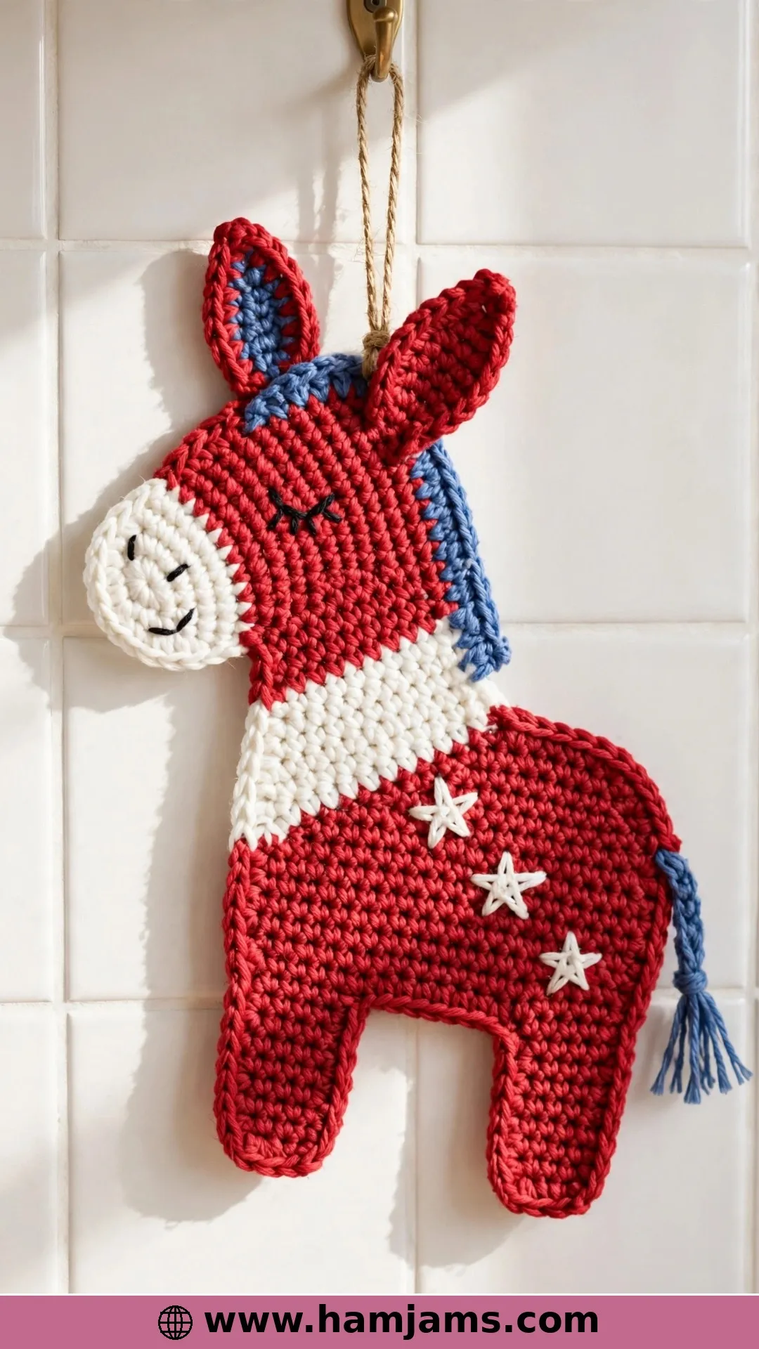 The Patriotic Donkey Scrubby
