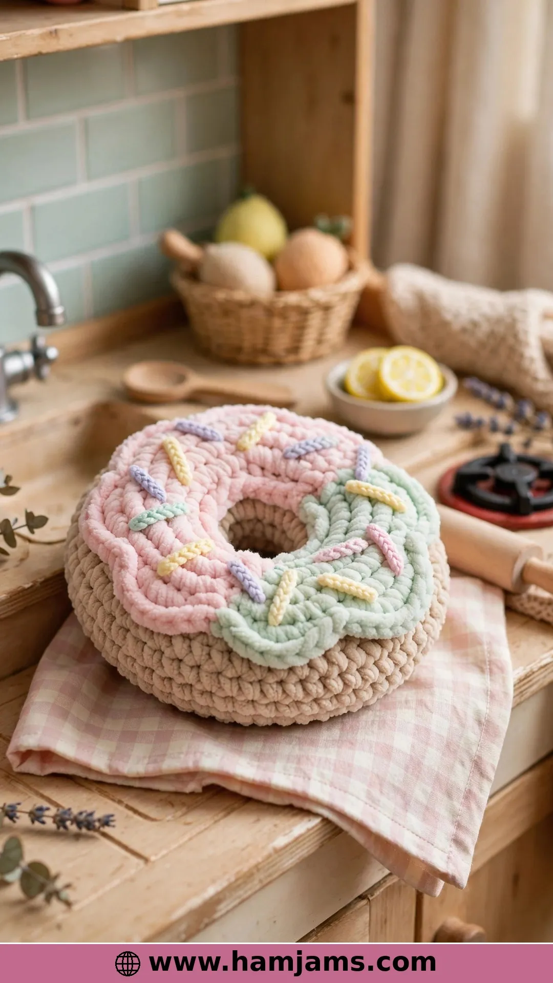 Plush Yarn, Just Bigger Than the Real Thing