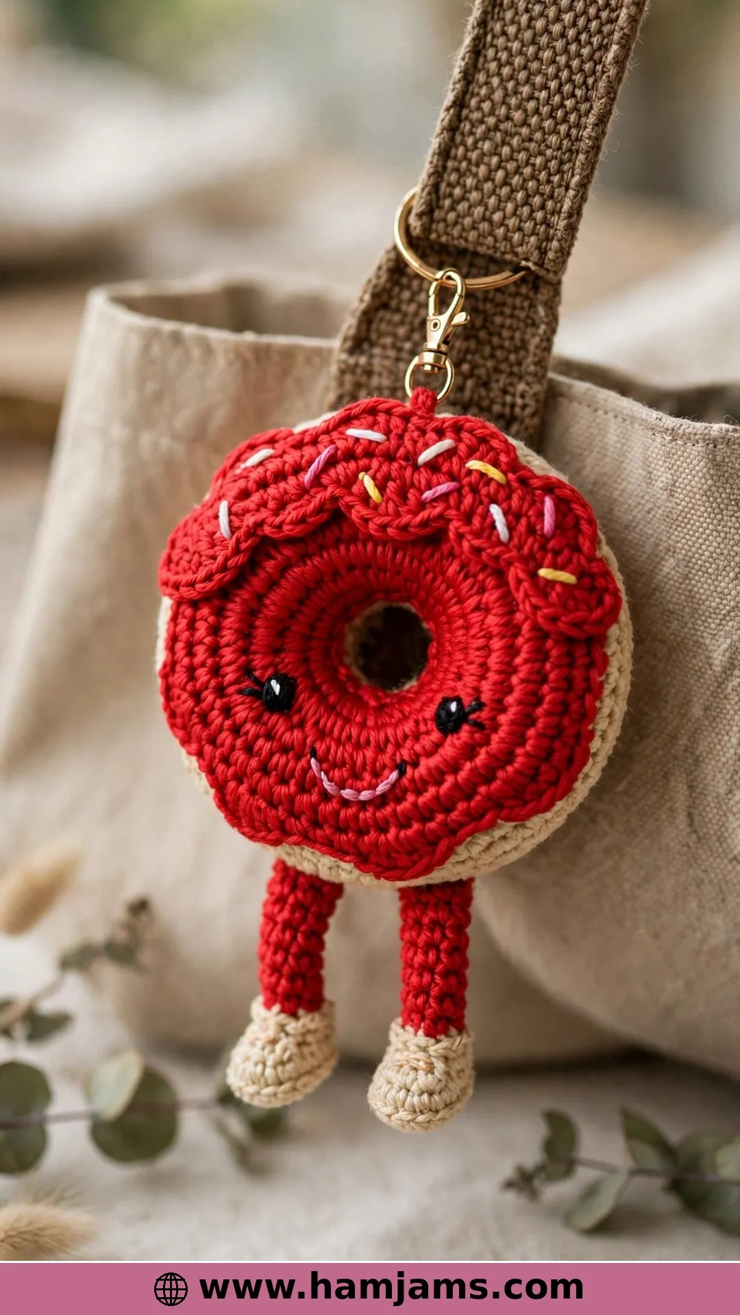 The Keychain Donut With Dangly Legs