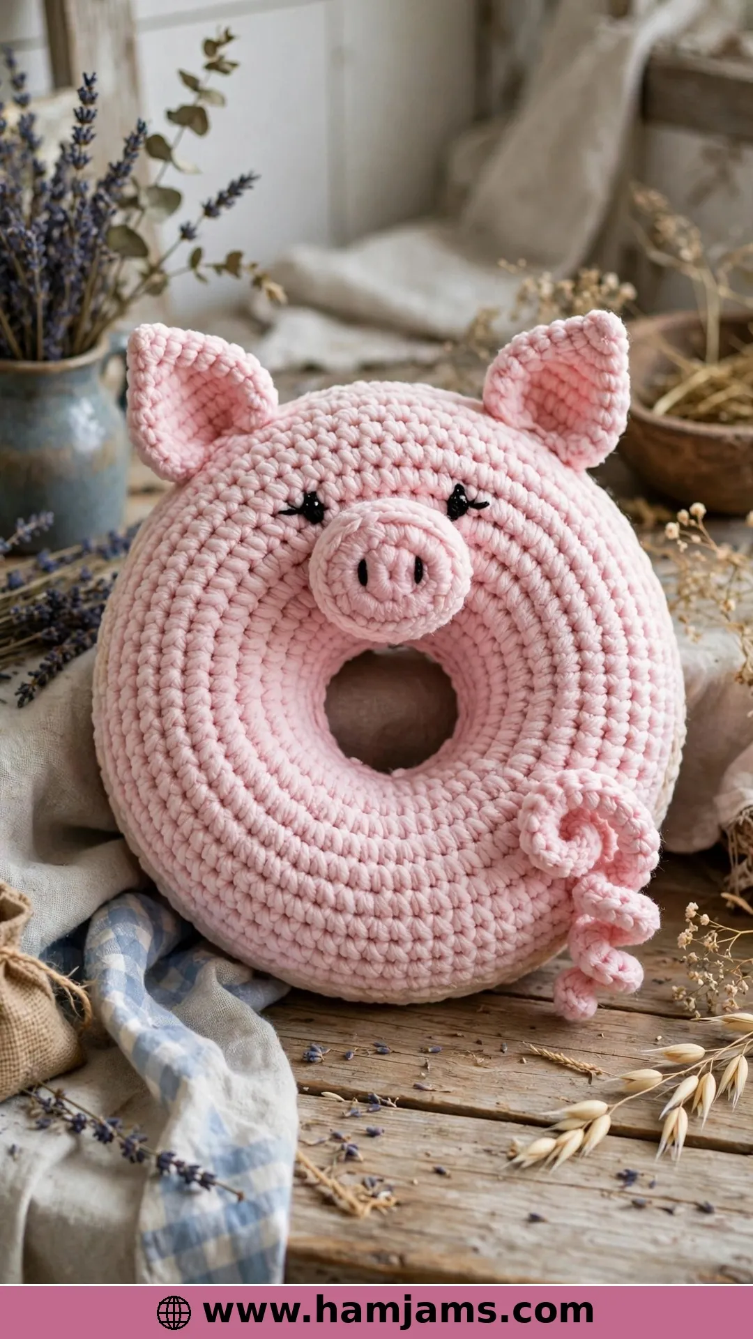 The Donut Pig With the Curly Tail