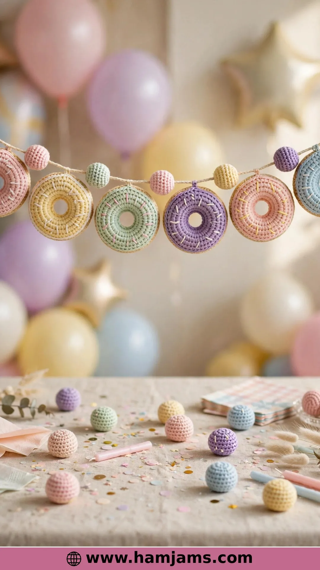 Donuts, Donut Holes and a Party Bunting