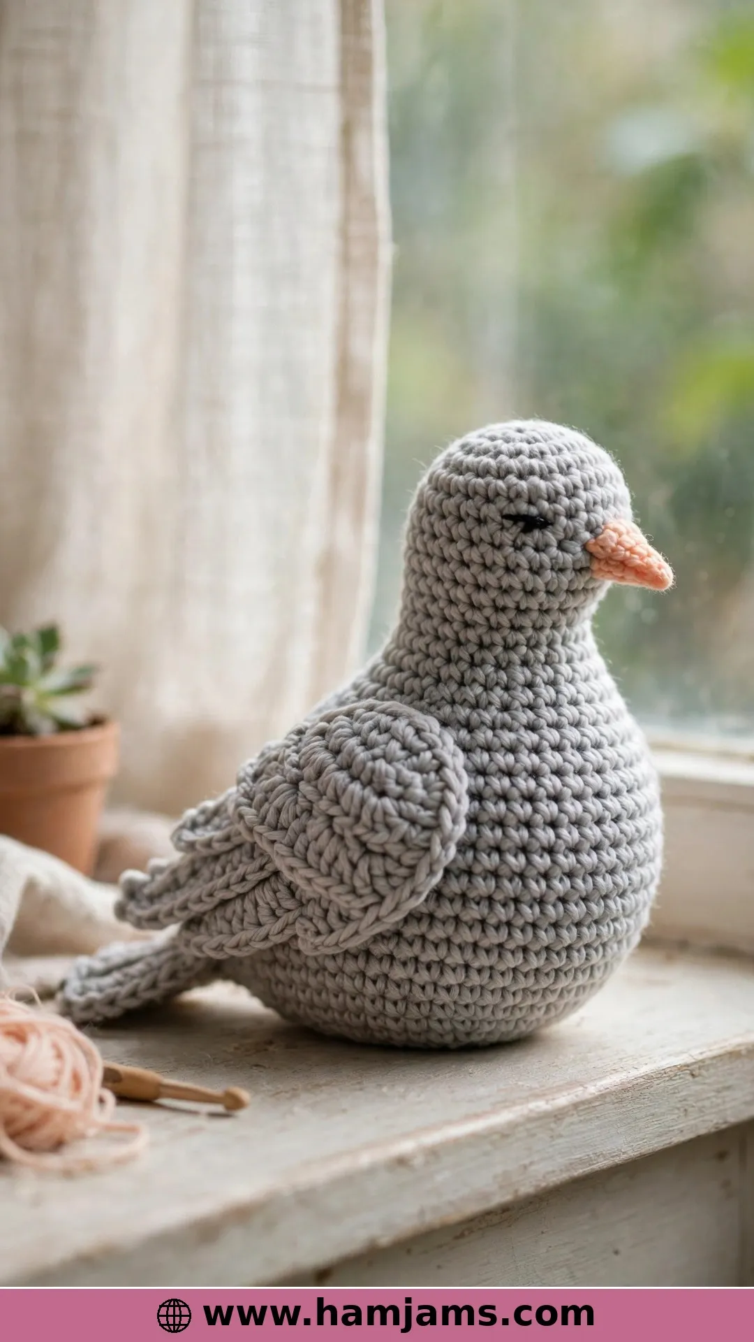 The Soft Grey Dove in Spanish Cotton