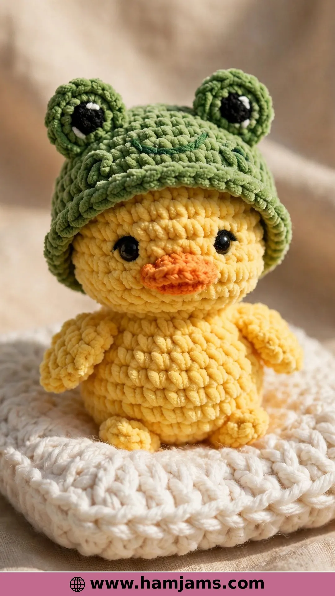 Duck in a Frog Hat
