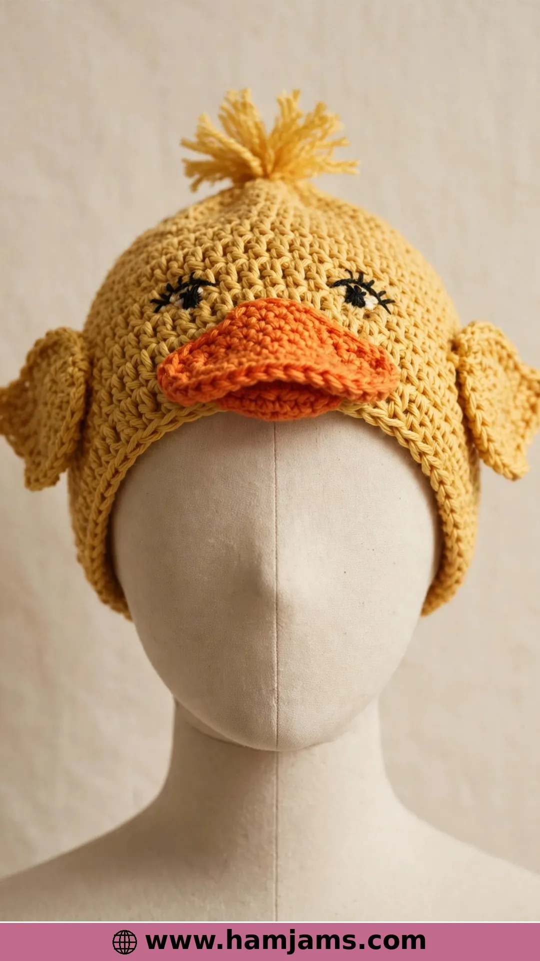 Crochet Duck Hat for Kids