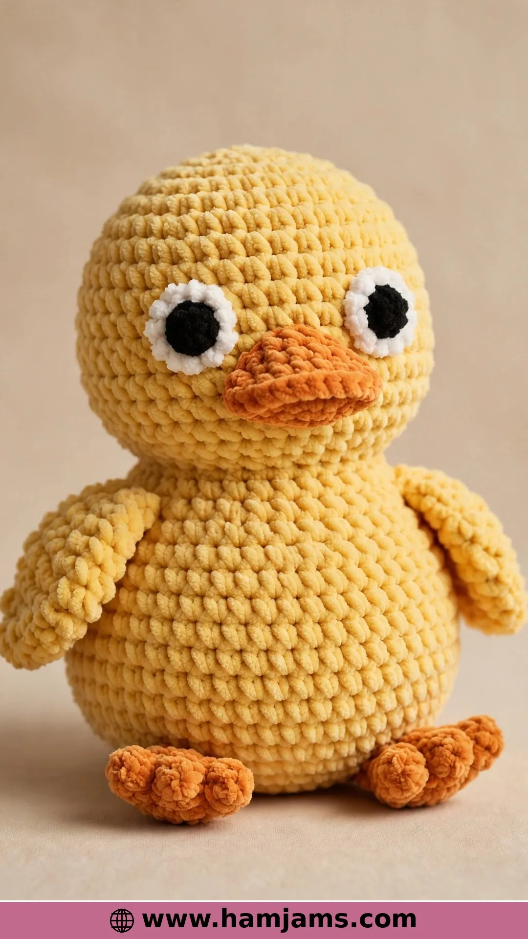 No-Sew Bobble Duck
