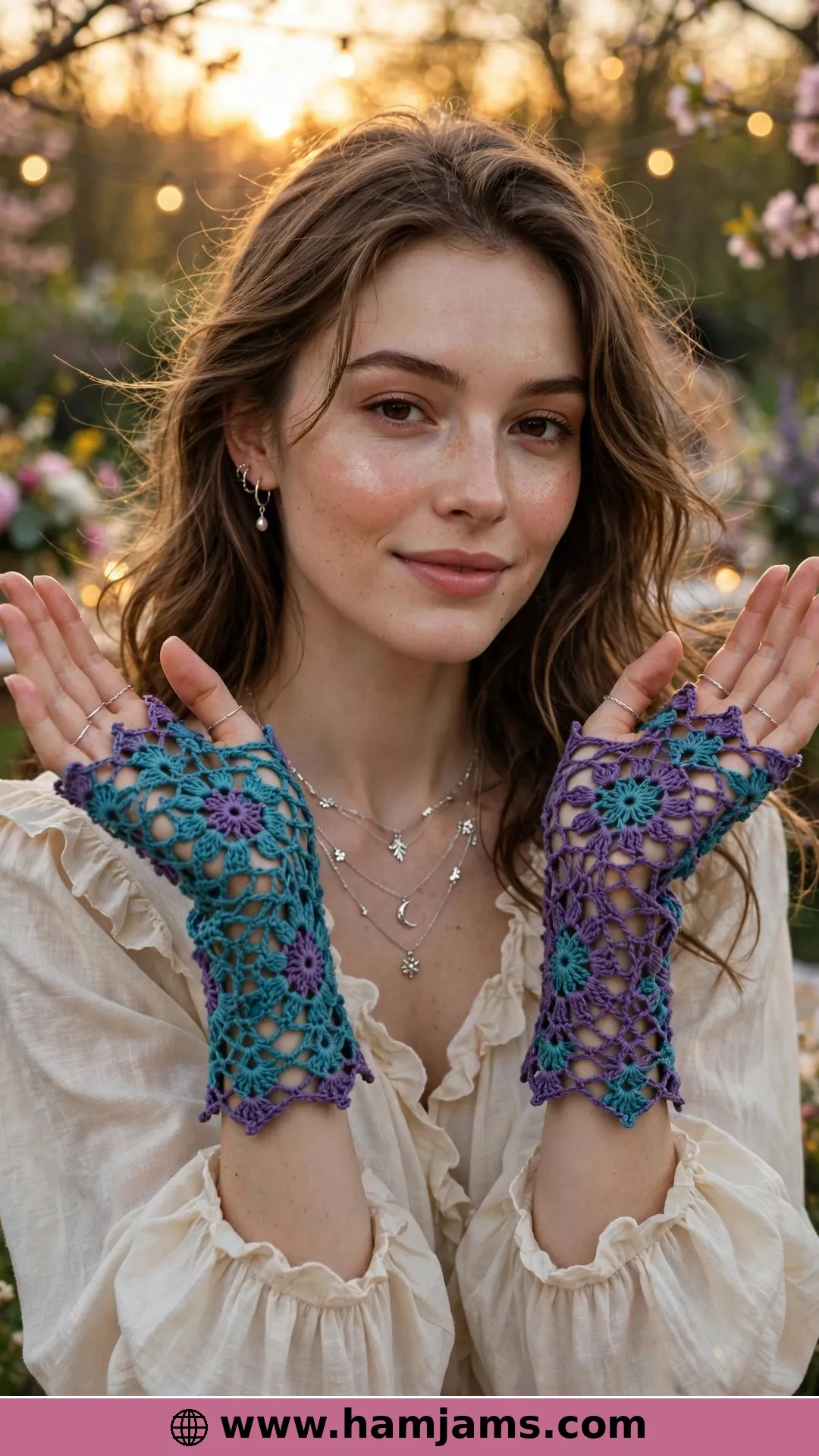 The Lacy Enchanted Gloves for Three Seasons