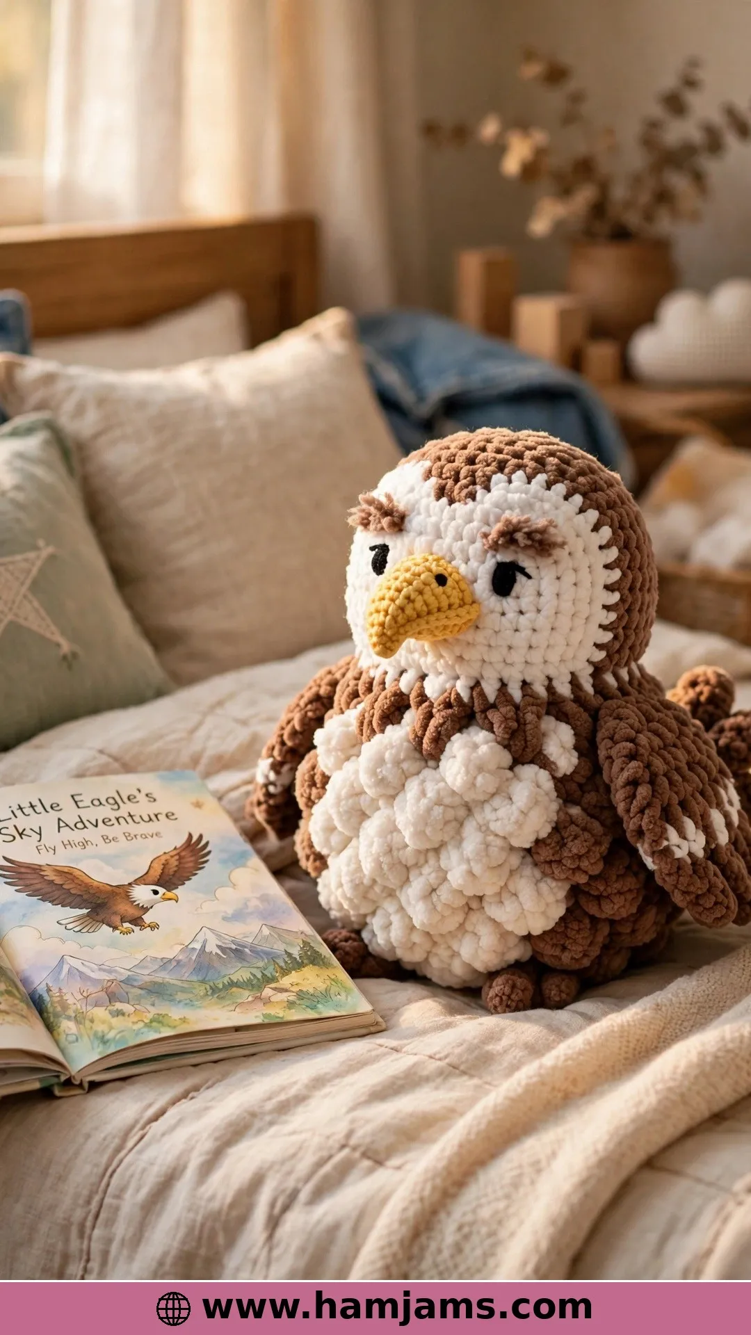 A Puffy No-Sew Eagle Made for Gifting