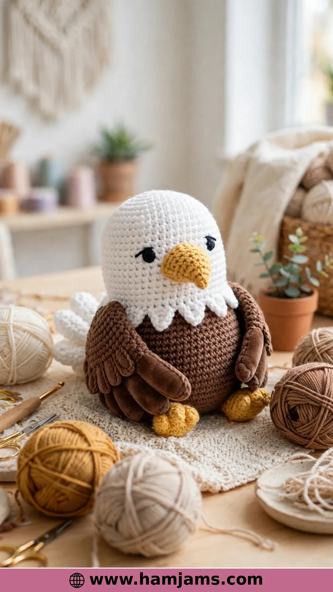 An Easy Plush Eagle With Tutorial Photos