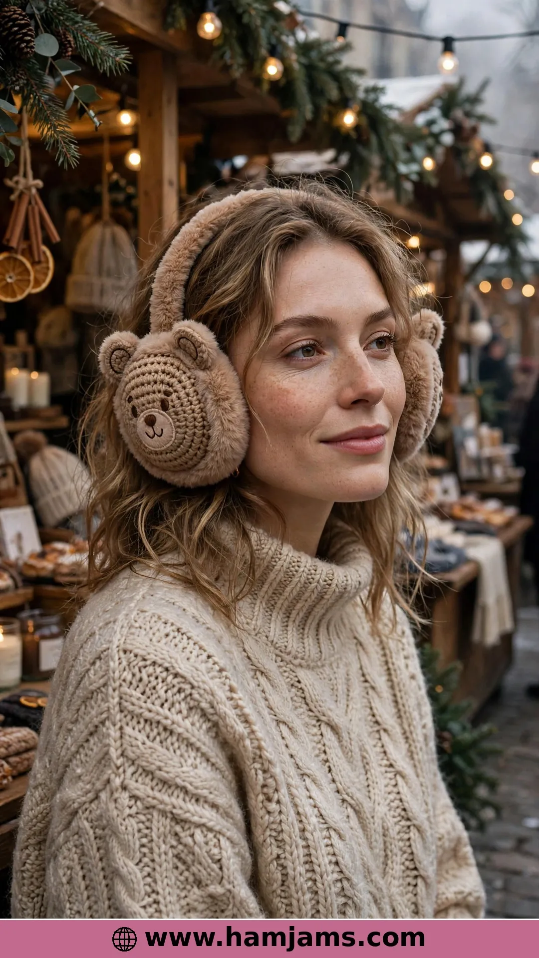 Bear Hugs for Your Ears in Faux Fur