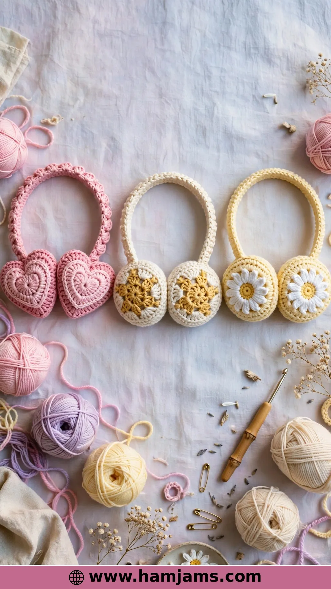 Hearts, Stars and Daisies on One Headband (Video Tutorial)