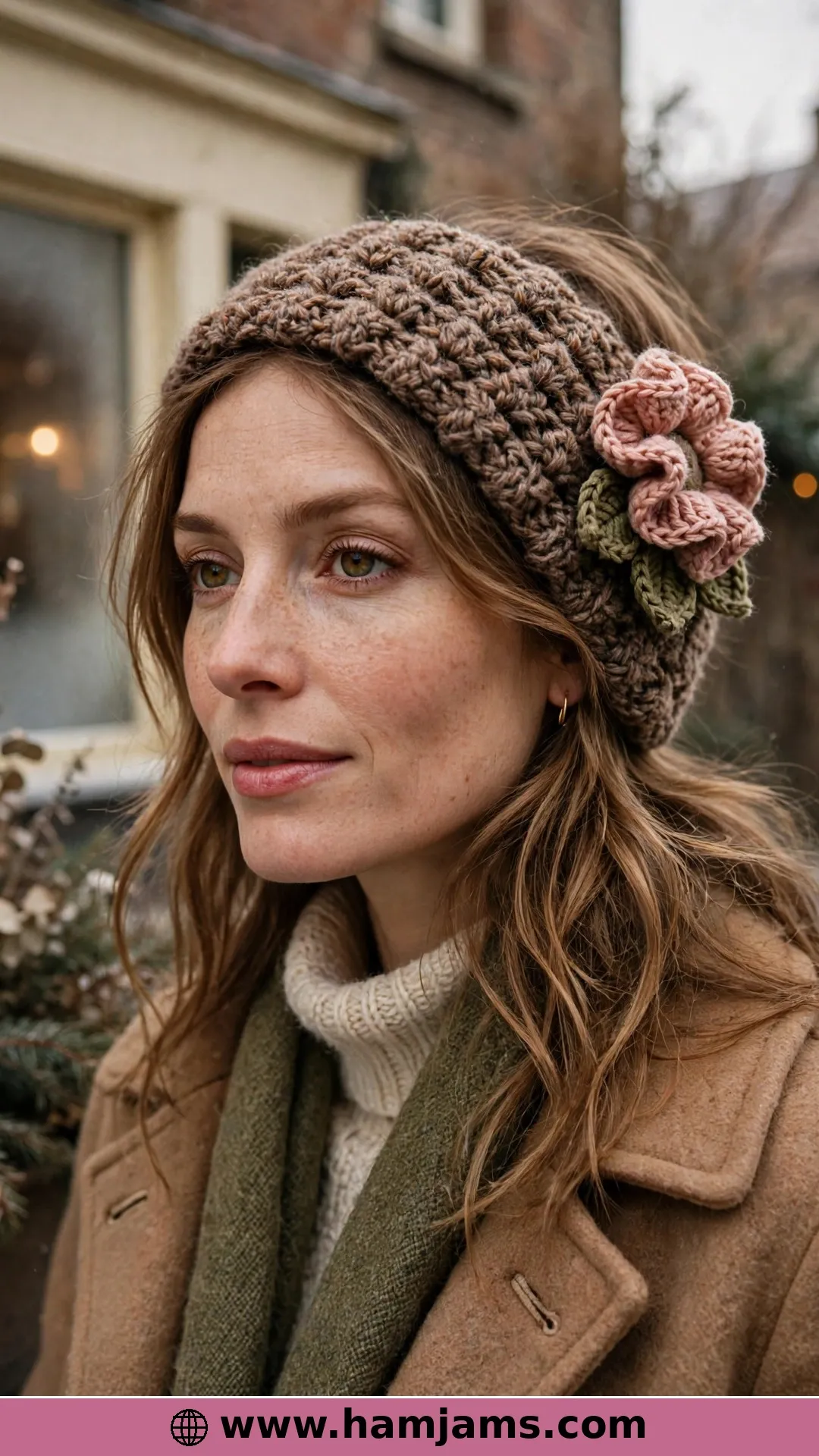 Puff Stitches and a Little Ruffle Flower
