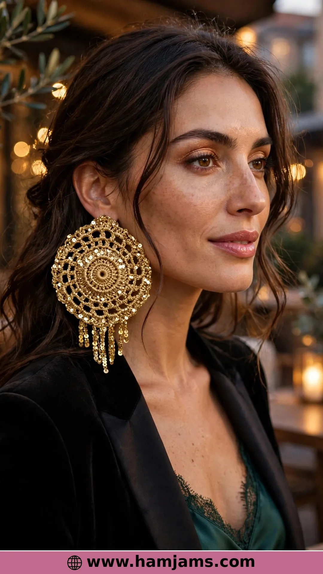 A Sequin Medallion With Real Sparkle