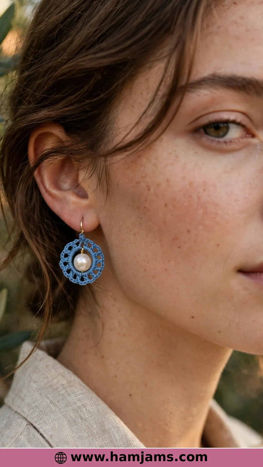 Ten-Minute Wire Earrings With a Pearl Bead