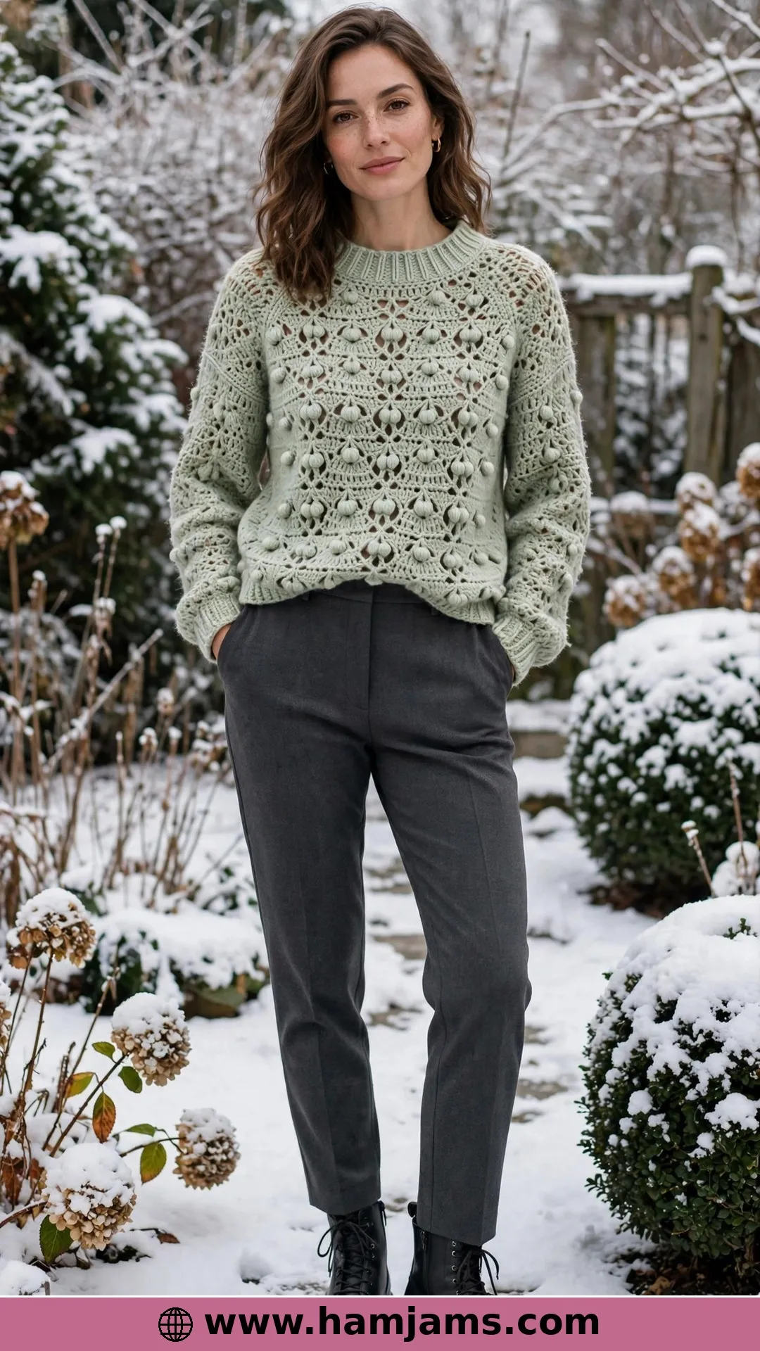The Berry-and-Filet Sweater with the Proper Ribbed Finish