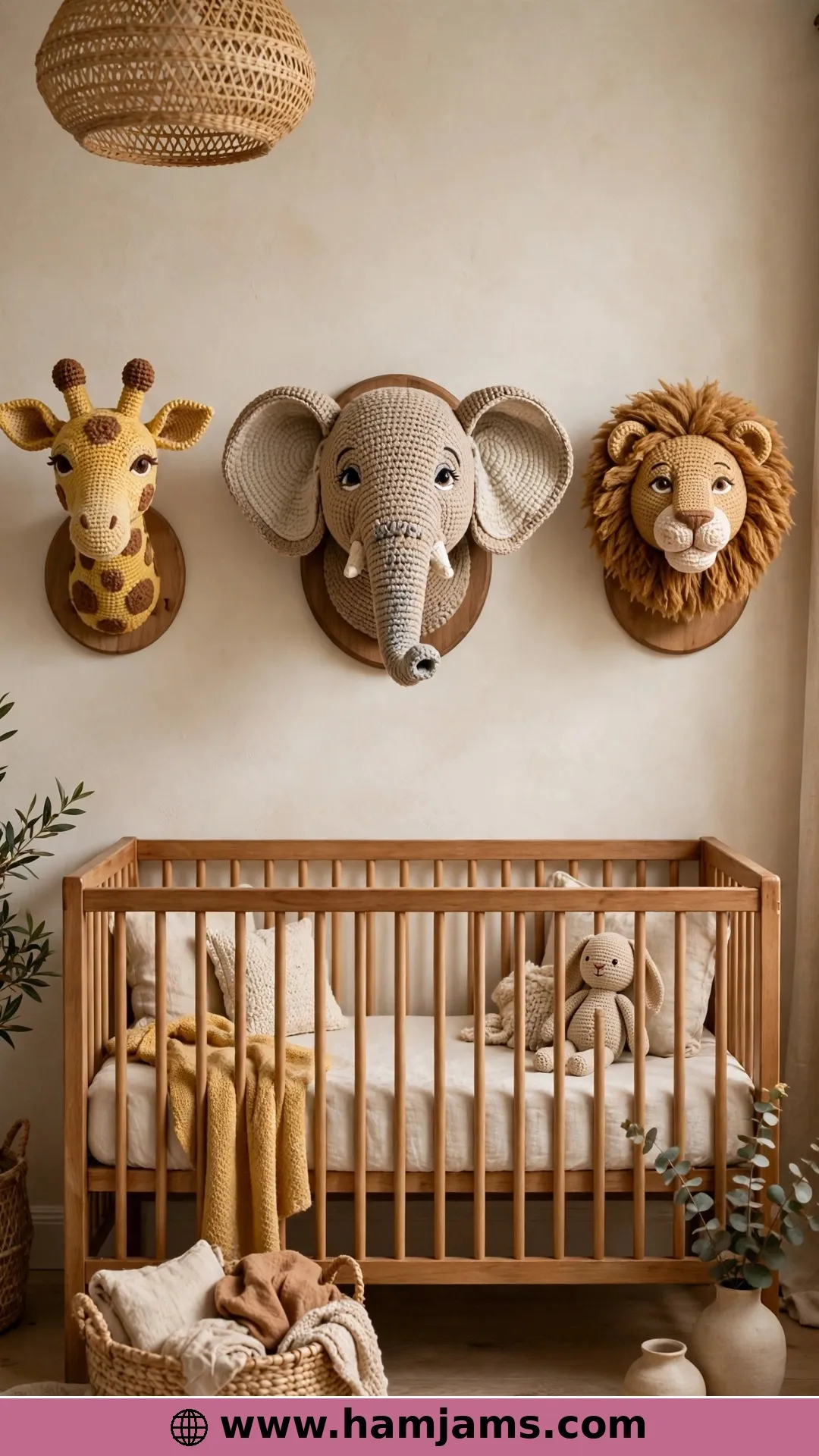 The Elephant Head for Mobiles and Wall Art