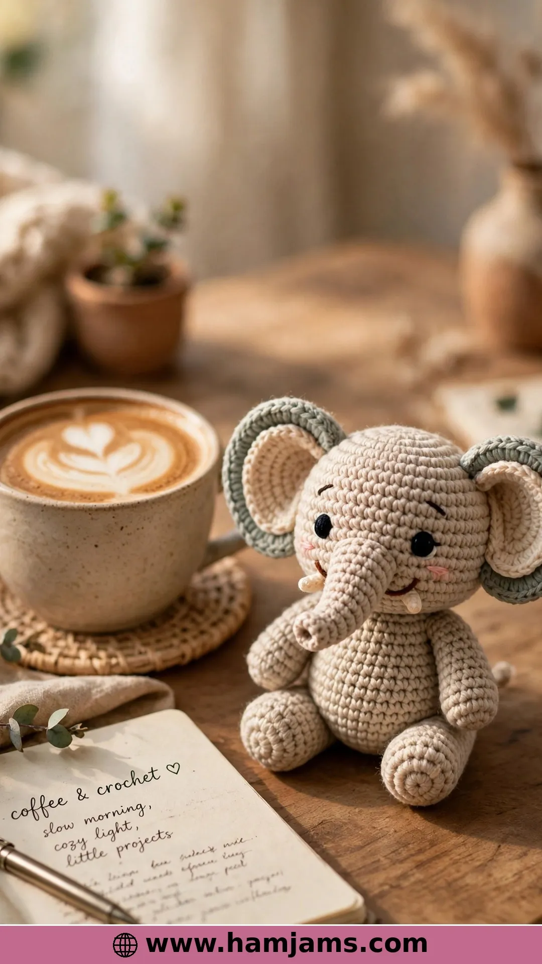 The Mini Elephant Amigurumi