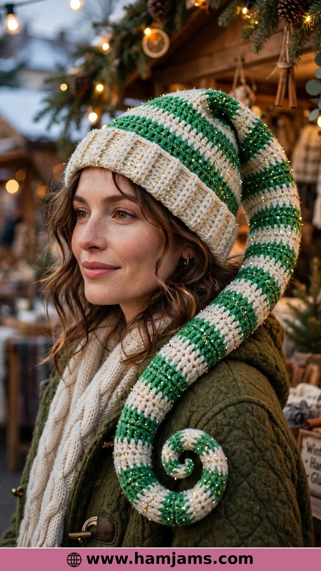 The Curly-Tailed Elf Hat