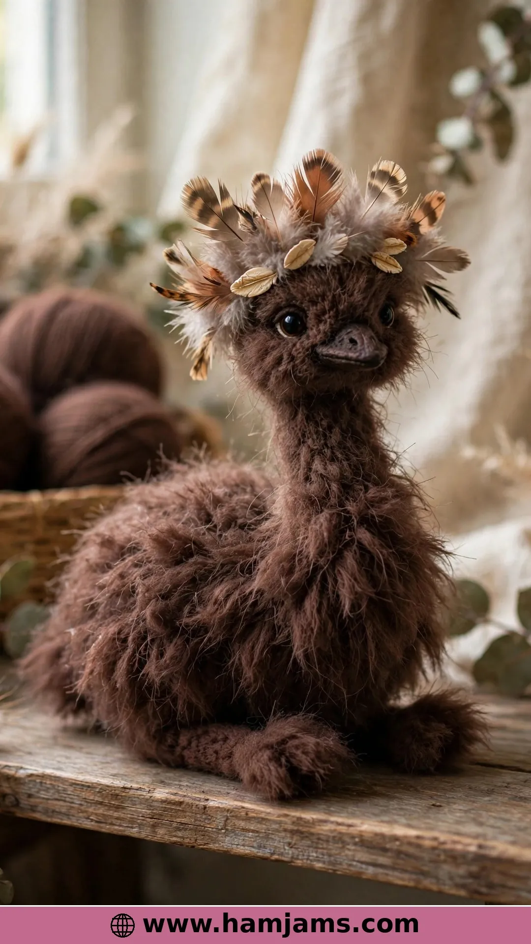 Eyelash Yarn and Three-Toed Feet