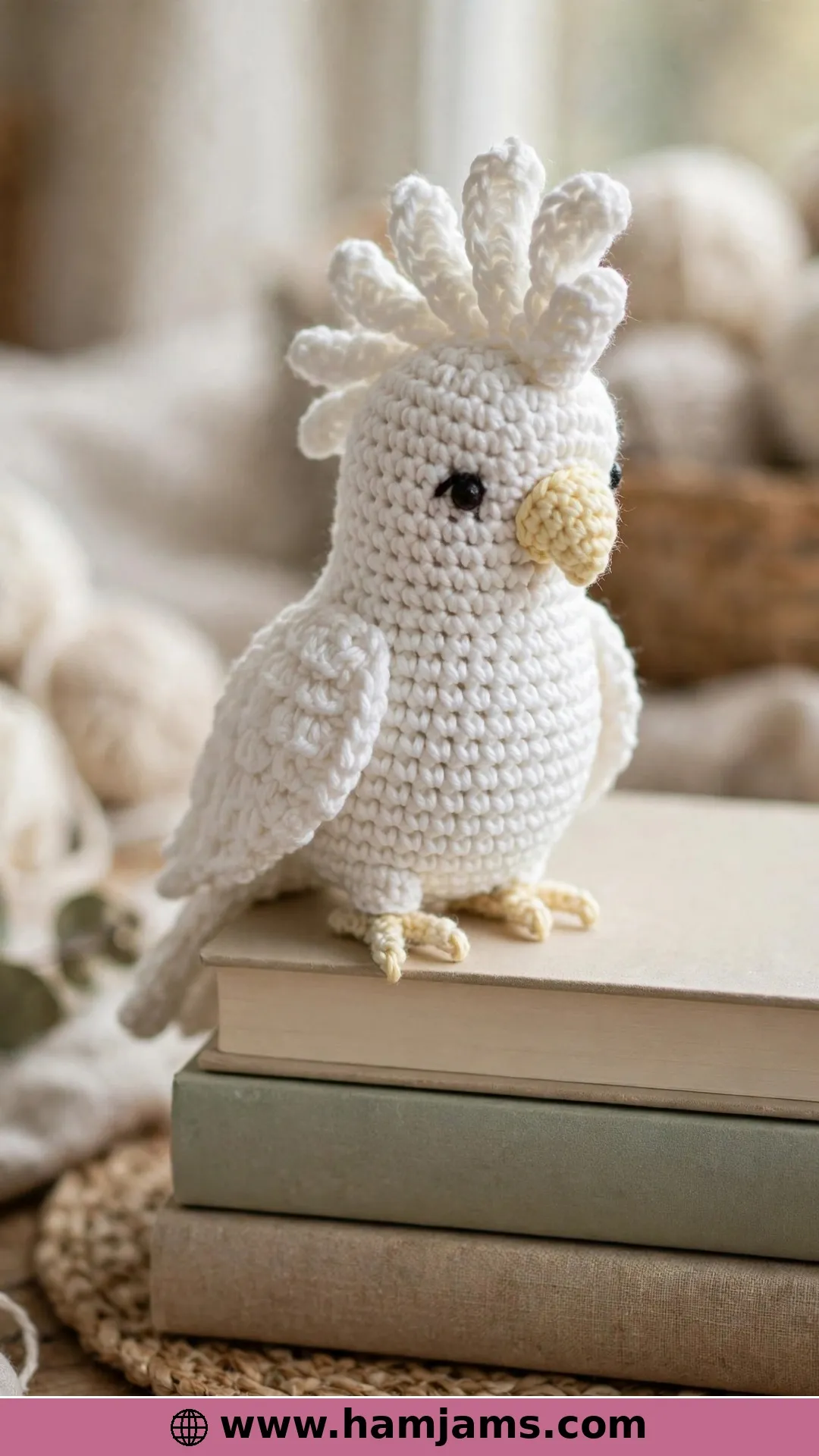 A Classic Cockatoo in Soft White