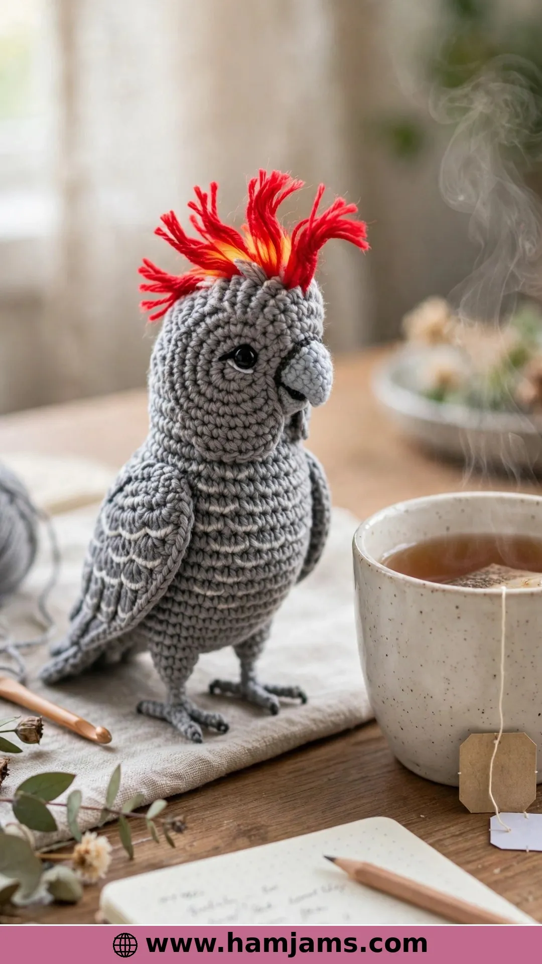 The Gang-Gang's Smart Grey Crest